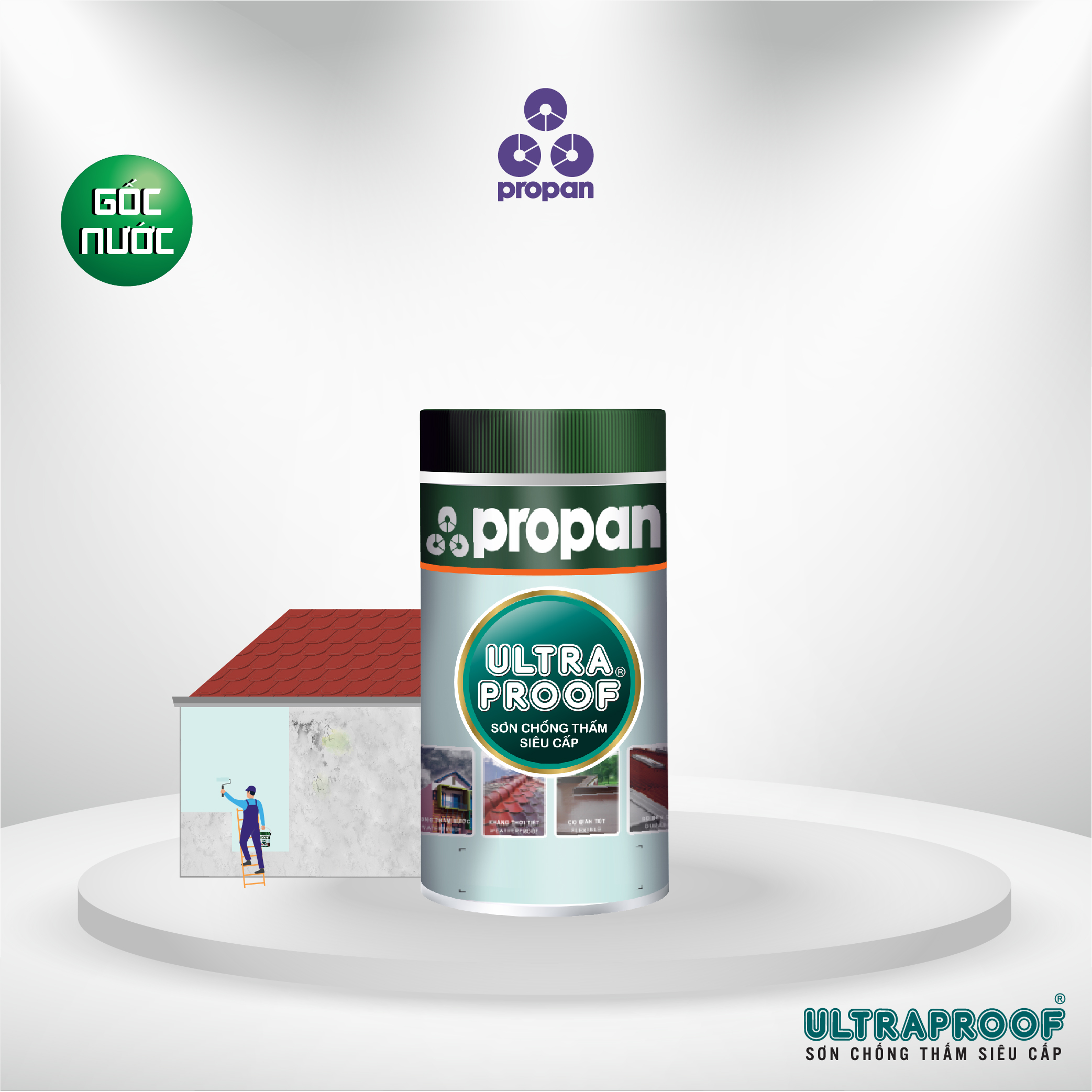 Propan - ultraproof - upr-960 - sơn chống thấm siêu cấp - 1 kg