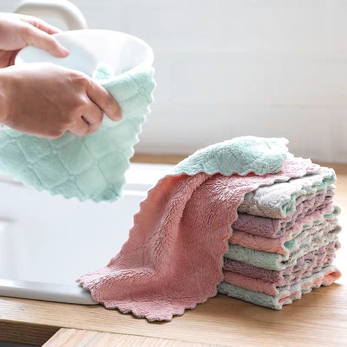 Combo 10 Khăn lau đa năng 2 mặt siêu thấm