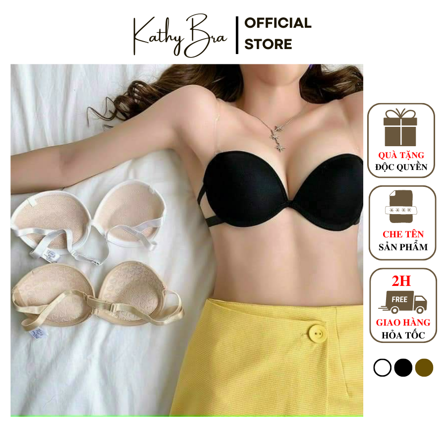 ✨A77✨  Tặng Kèm Dây Trong  Áo Ngực Nữ Nửa Quả Trơn Cúp Tim Nâng Ngực Áo Lót Nữ Áo Quây Đệm Vừa Không Dây Chống Tụt Siêu Hót Áo Ngực Su Năng Ngực 
