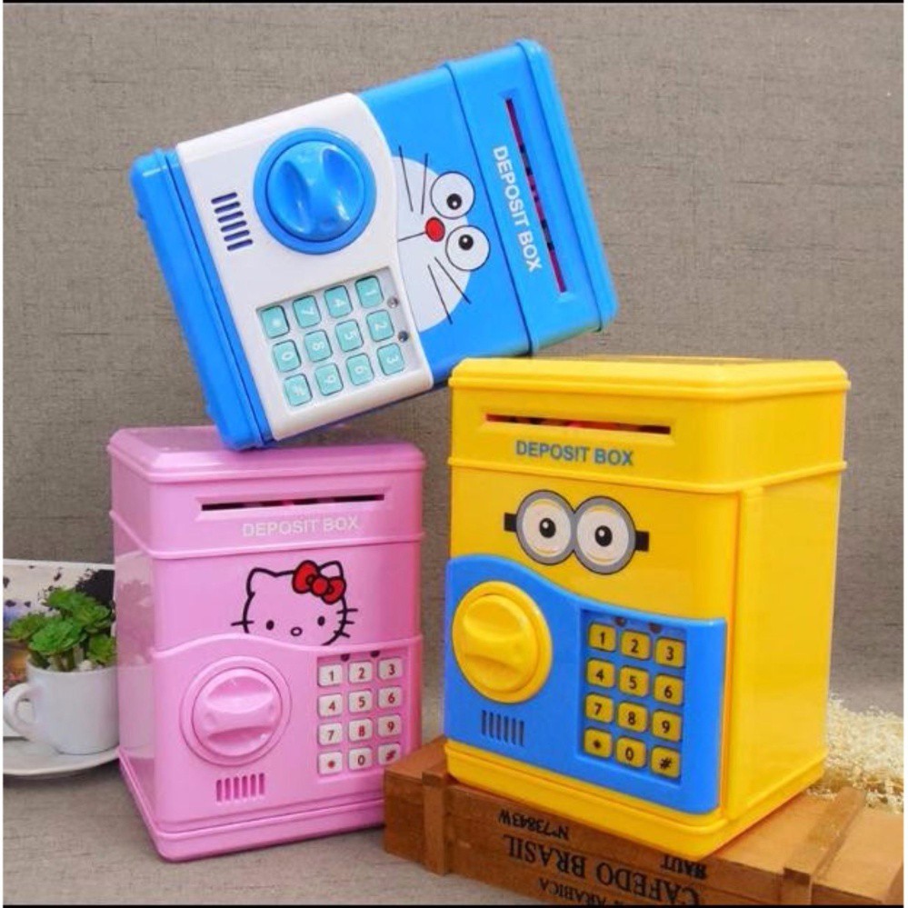 [HCM][ MỞ BẰNG MẬT MÃ BẢO MẬT AN TOÀN - MẪU CUTE DỄ THƯƠNG ] - KÉT SẮT MINI THÔNG MINH ỐNG HEO ĐỰNG TIỀN TIẾT KIỆM CHO BÉ - SURI STORE (TPHCM)