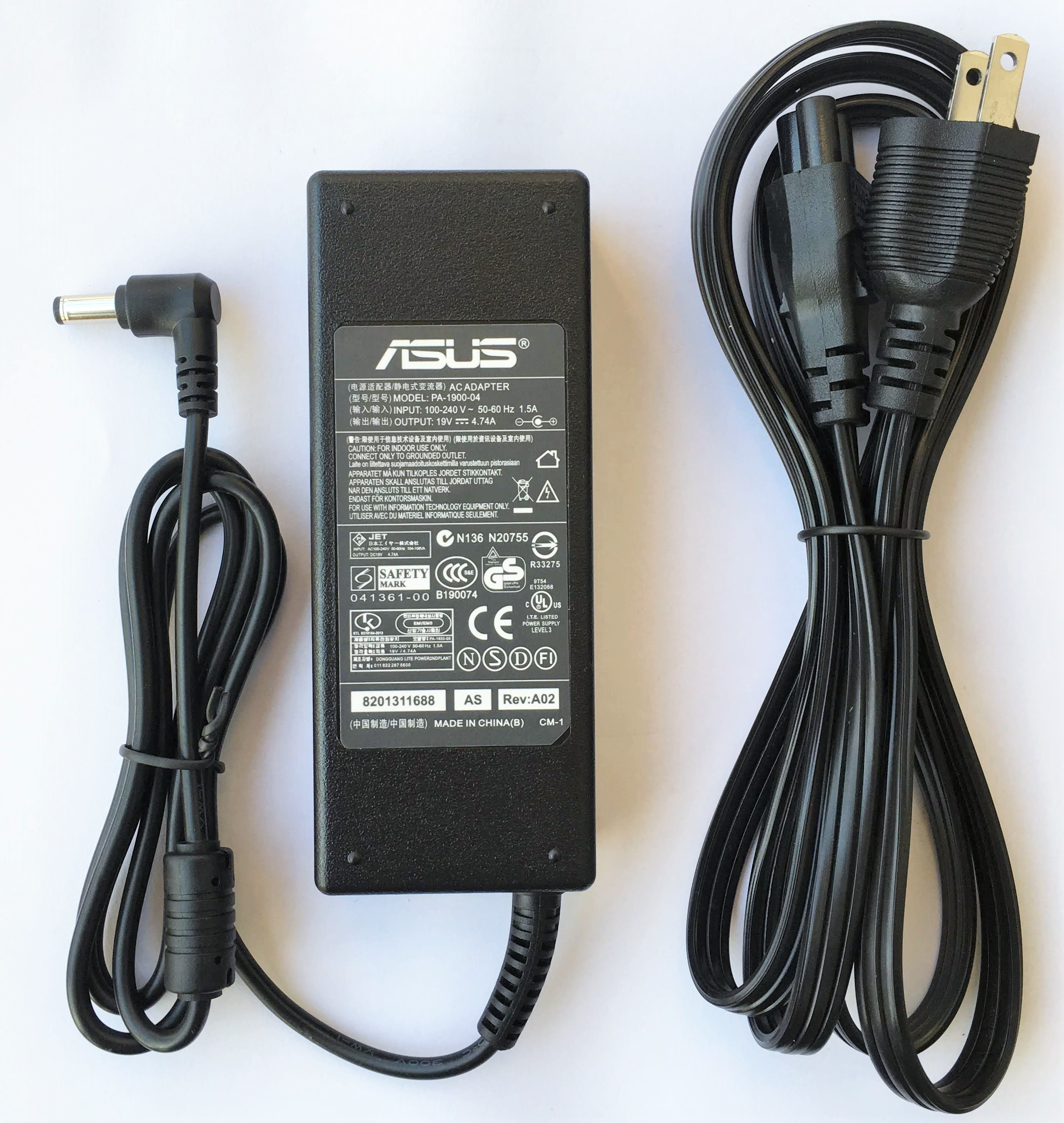 Adapter sạc laptop asus 90w 19v 4.74a