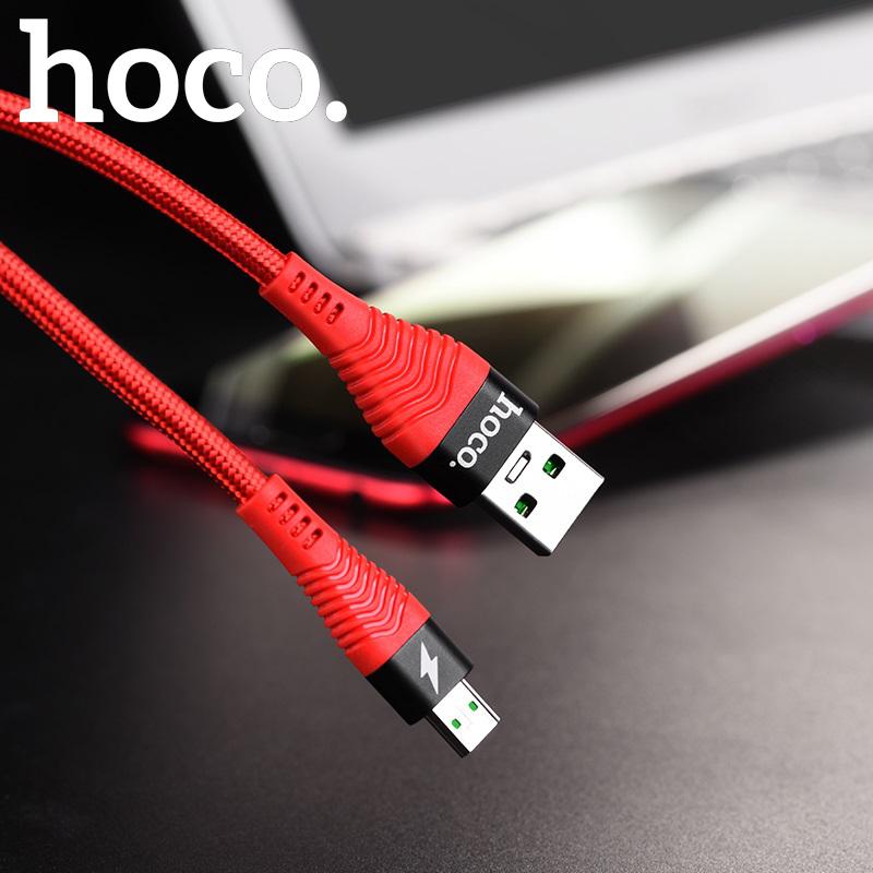 Cáp sạc Micro USB Hoco U53  dành cho Huawei/Oppo/Xiaomi (Hỗ trợ sạc nhanh 4A dài 1.2m)