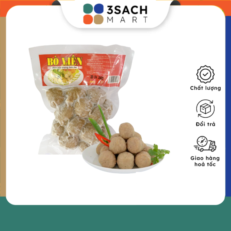 Bò viên TM loại 1 - gói 250gr