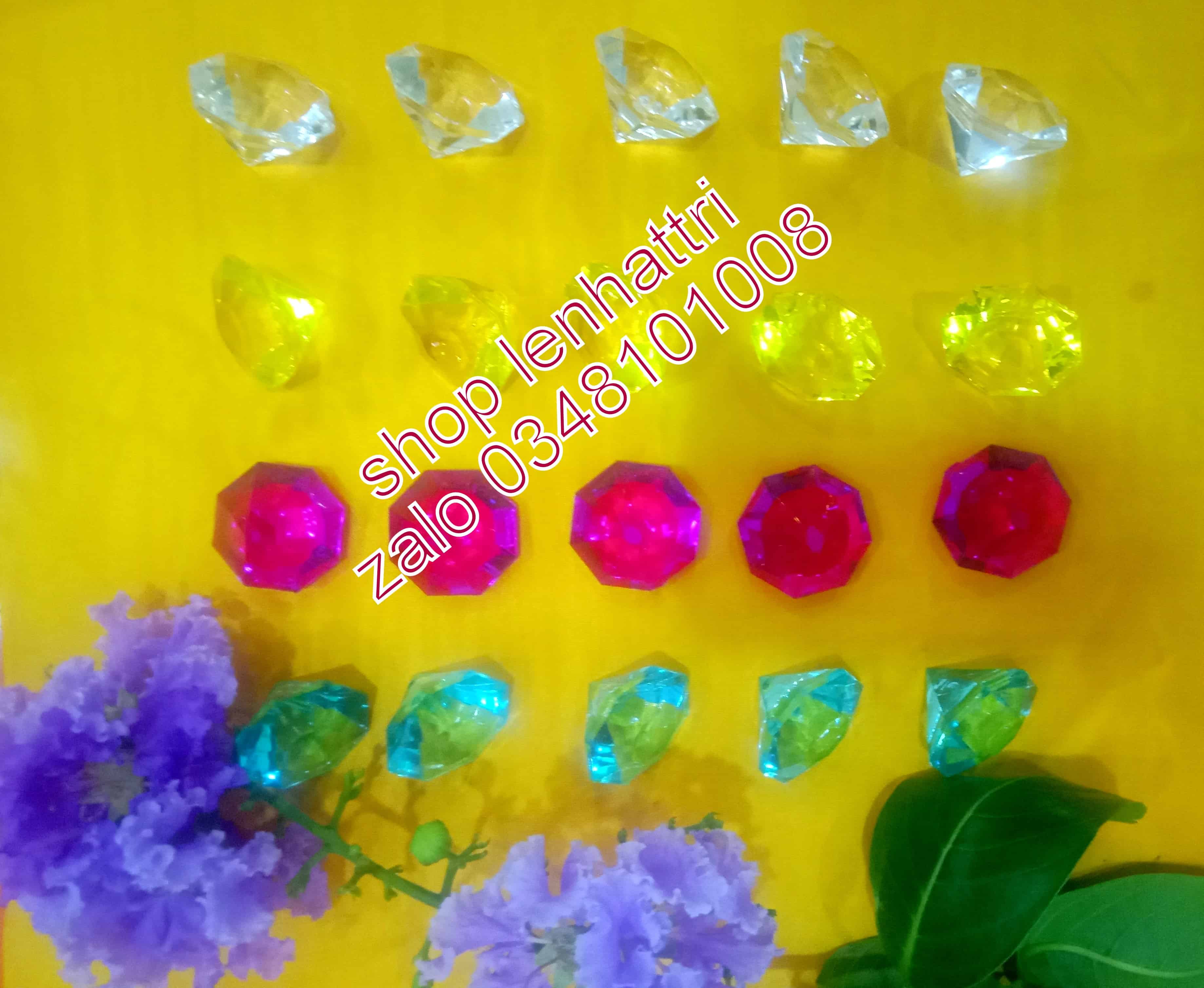Viên kim cương nhựa 100g