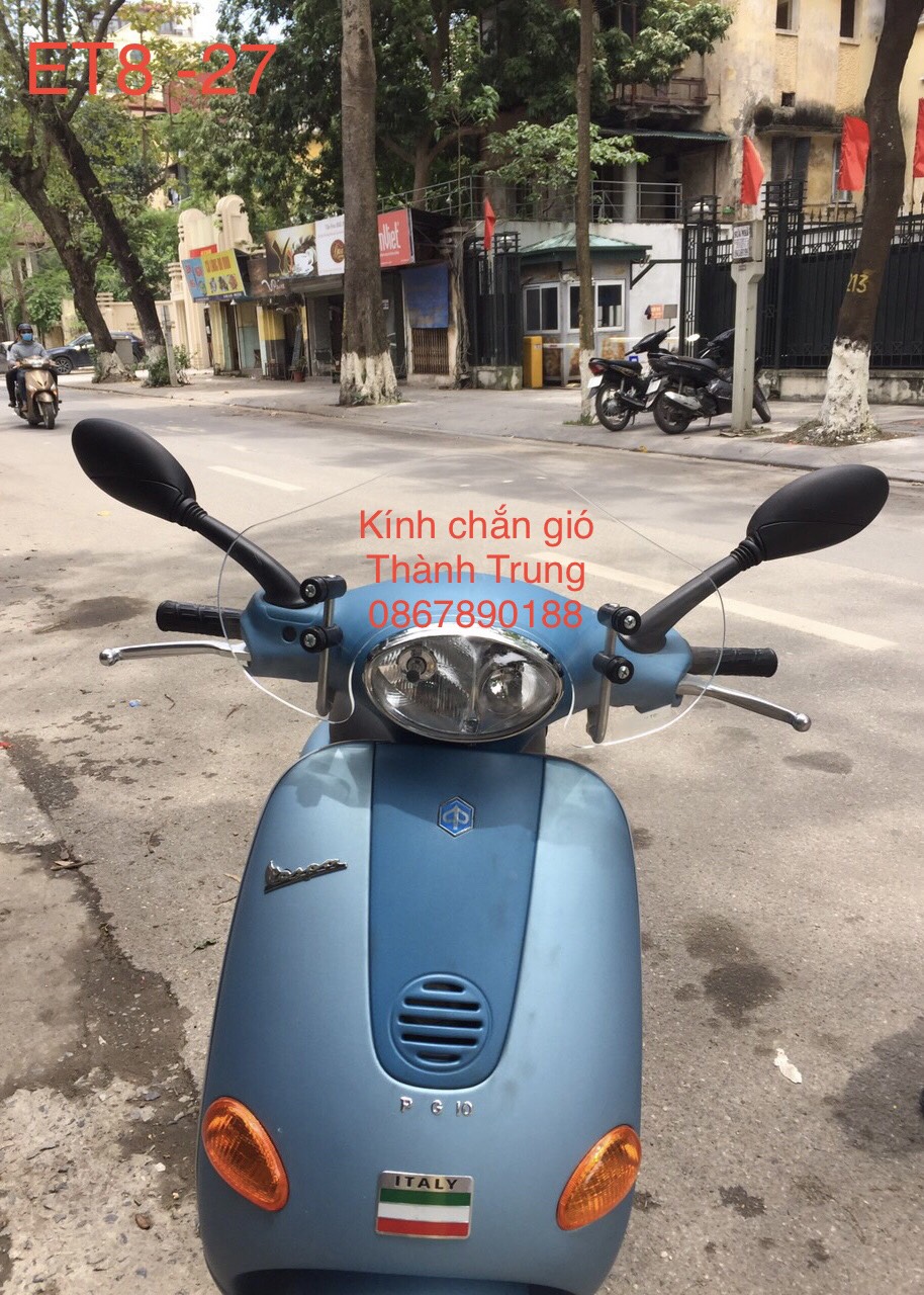 Kính chắn gió xe máy Piaggio Vespa ET8 loại đẹp
