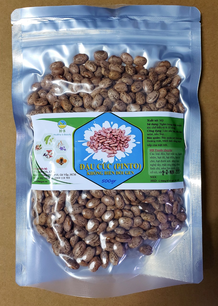 Đậu cúc pinto, nhập khẩu mỹ, sp không biến đổi gen. 500g