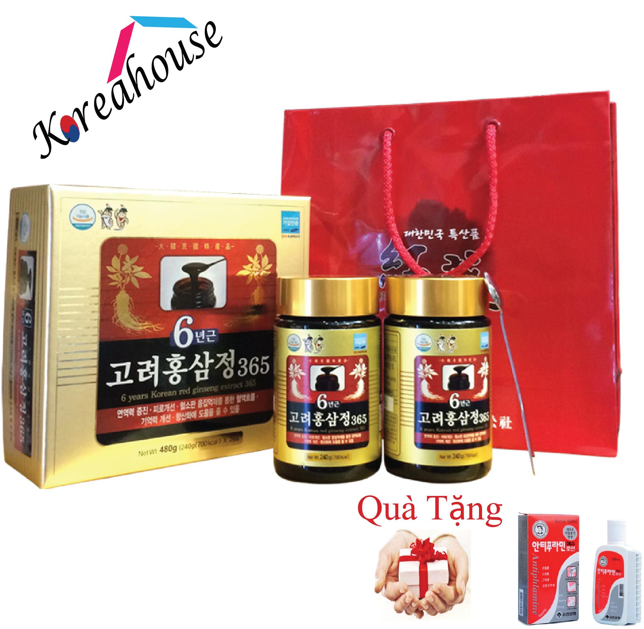 Cao hồng sâm 6 năm tuổi 365 hàn quốc