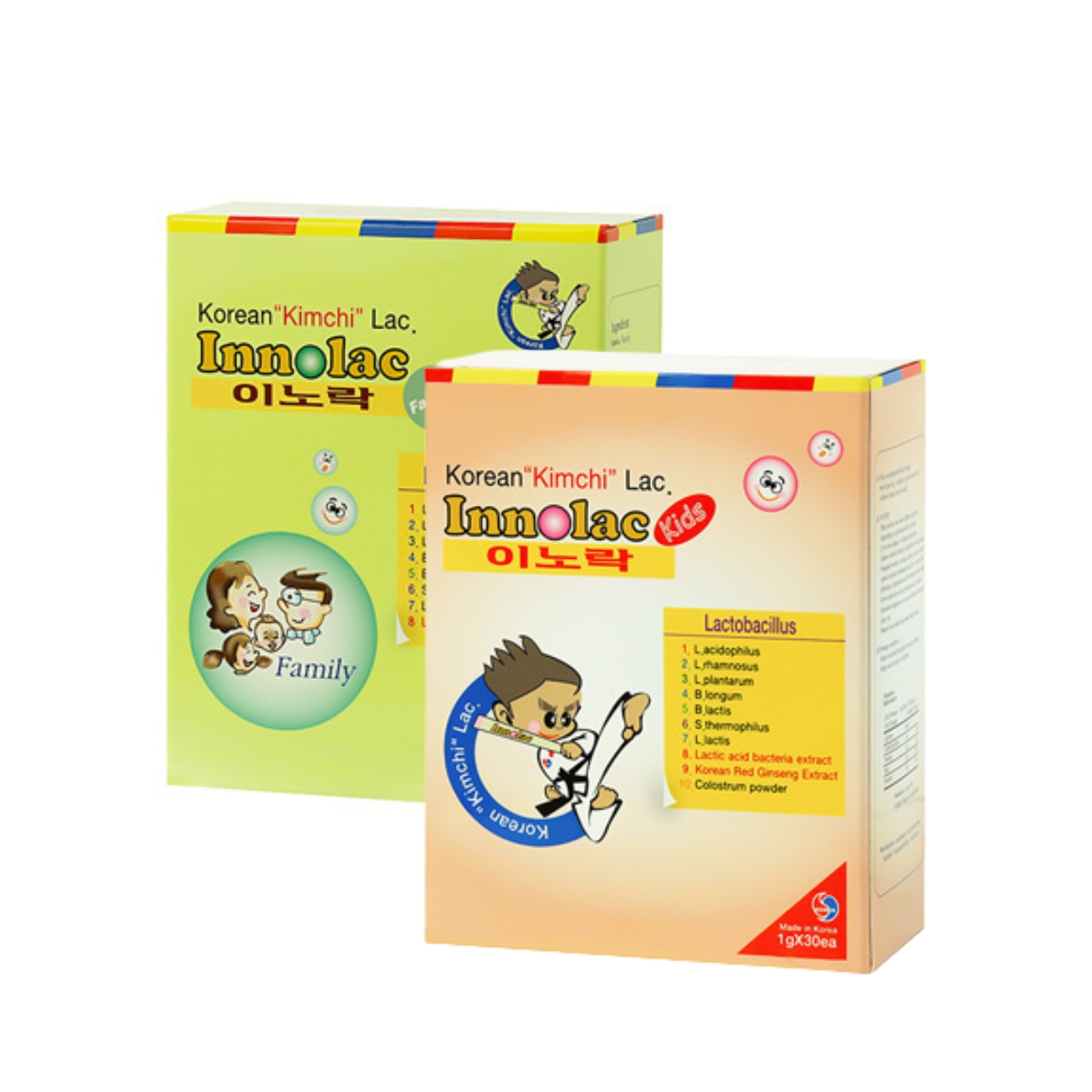 Men tiêu hóa innolac kids & innolac family hàn quốc, bảo vệ hệ tiêu hóa luôn khỏe mạnh