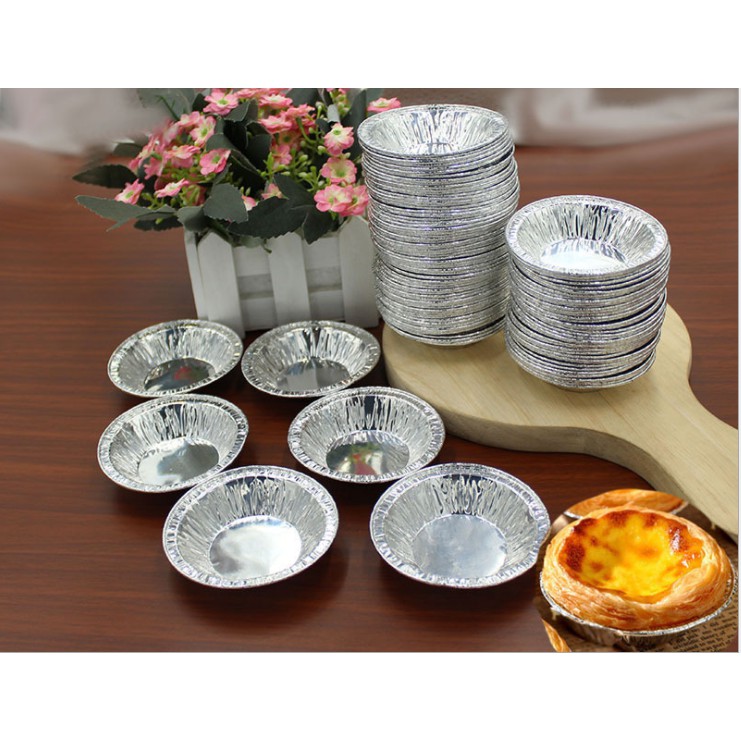 Chén Giấy Bạc Tart Trứng-250 Cái