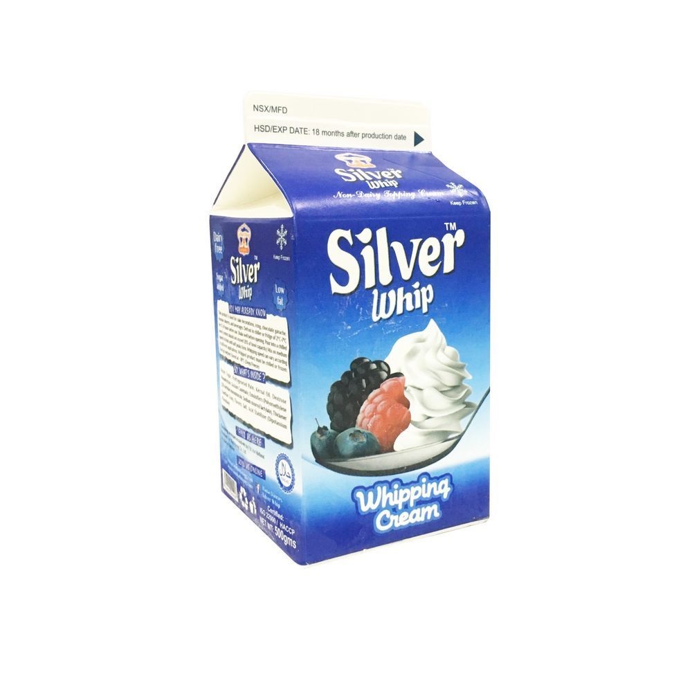 (HGM) Kem Topping trang trí bánh Silver whip 500gr