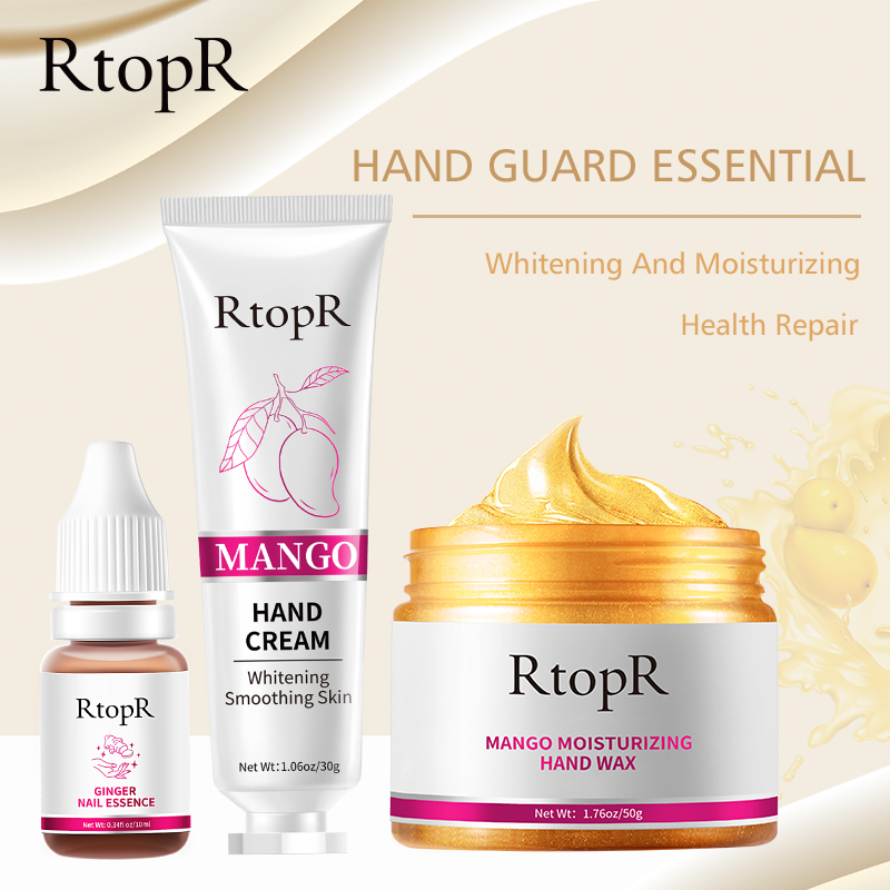 Bộ chăm sóc dưỡng da tay RtopR chiết xuất xoài gồm kem dưỡng ẩm phục hồi + sáp dưỡng ẩm làm trắng - INTL