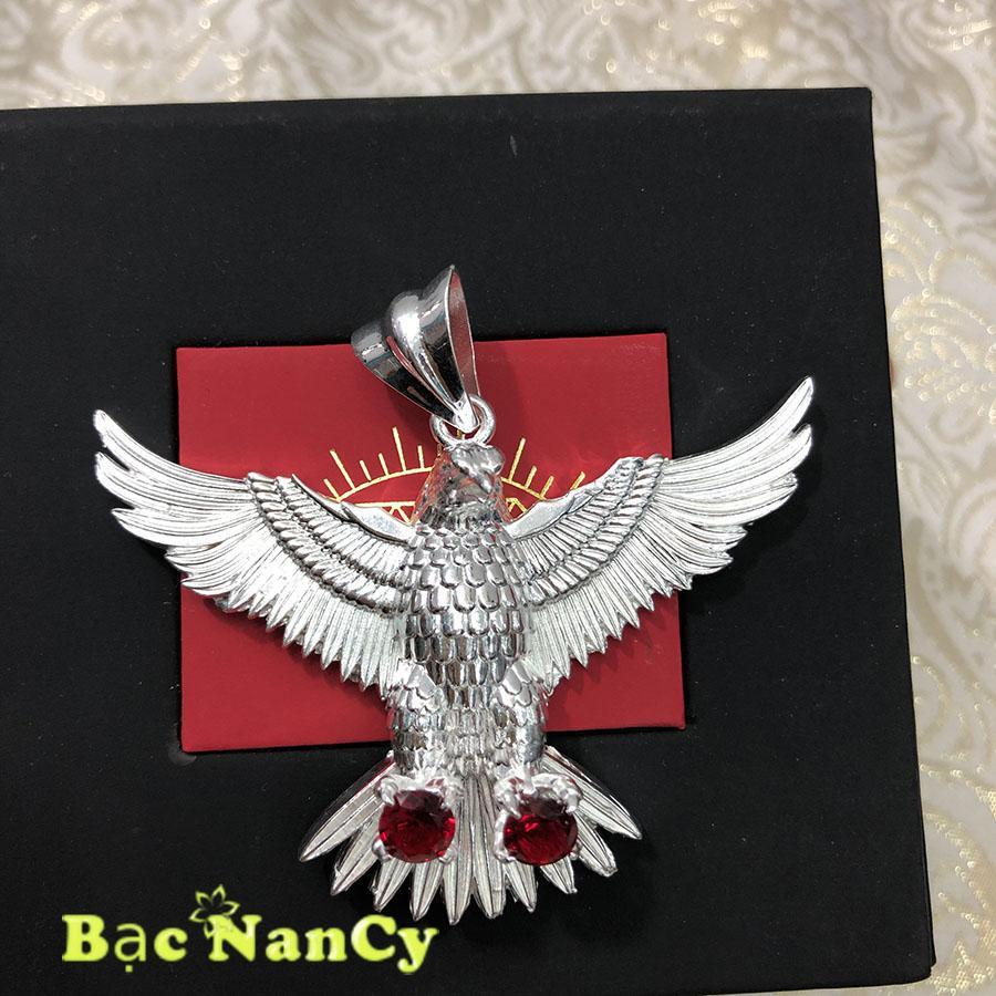 Mặt Dây Chuyền Nam Bạc 925 Đại Bàng Tung Cánh - Phiên Bản Đời Là Thế Của Phú Lê