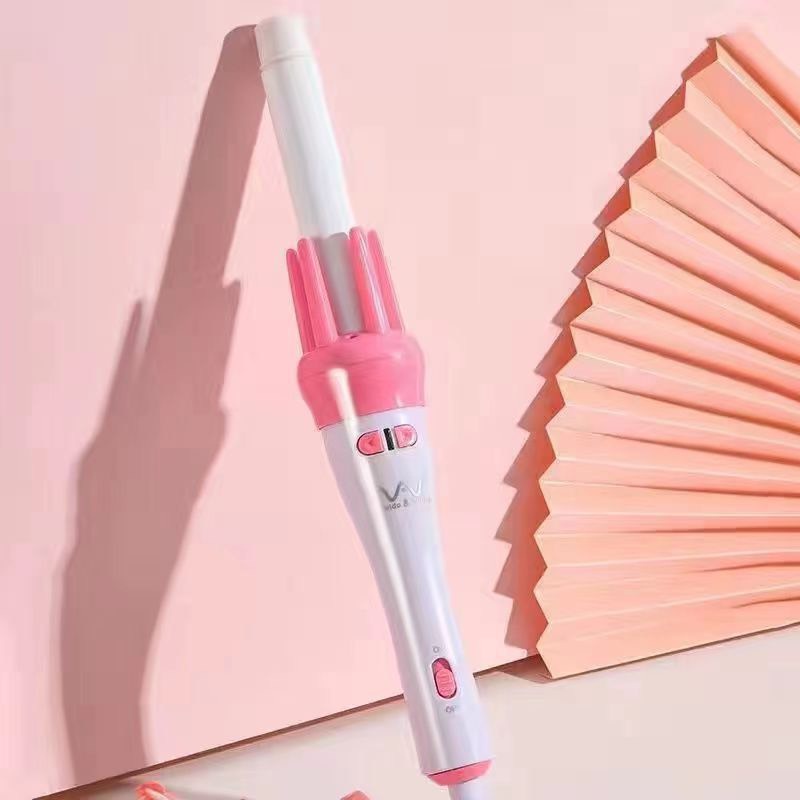 Máy uốn tóc xoăn sóng nước, máy uốn tóc xoăn xù mì, máy uốn tóc xoăn mini, máy uốn soăn thiết kế 4 thanh đỡ tóc để sau khi gài nhẹ tóc vào trục uốn làm Tạo kiểu làm đẹp tự nhiên giữ nếp lâu