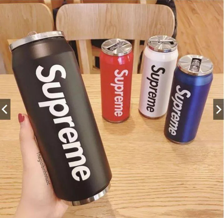 Lon giữ nhiệt 500ml - bình giữ nhiệt 500ml hình lon nước có kèm ống hút giữ nhiệt nóng lạnh -bình giữ nhiệt hình lon nước 500ml