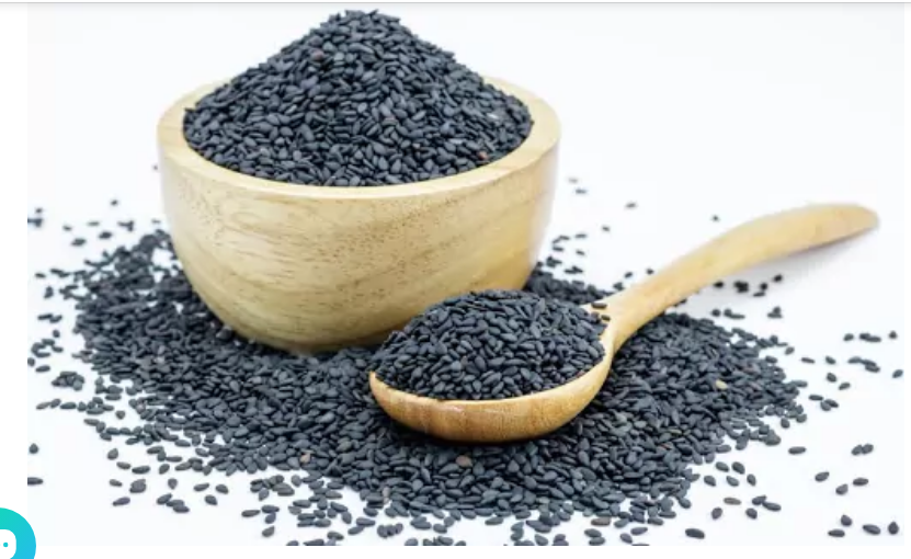 Vừng (mè) đen sống (chín) gói 100g