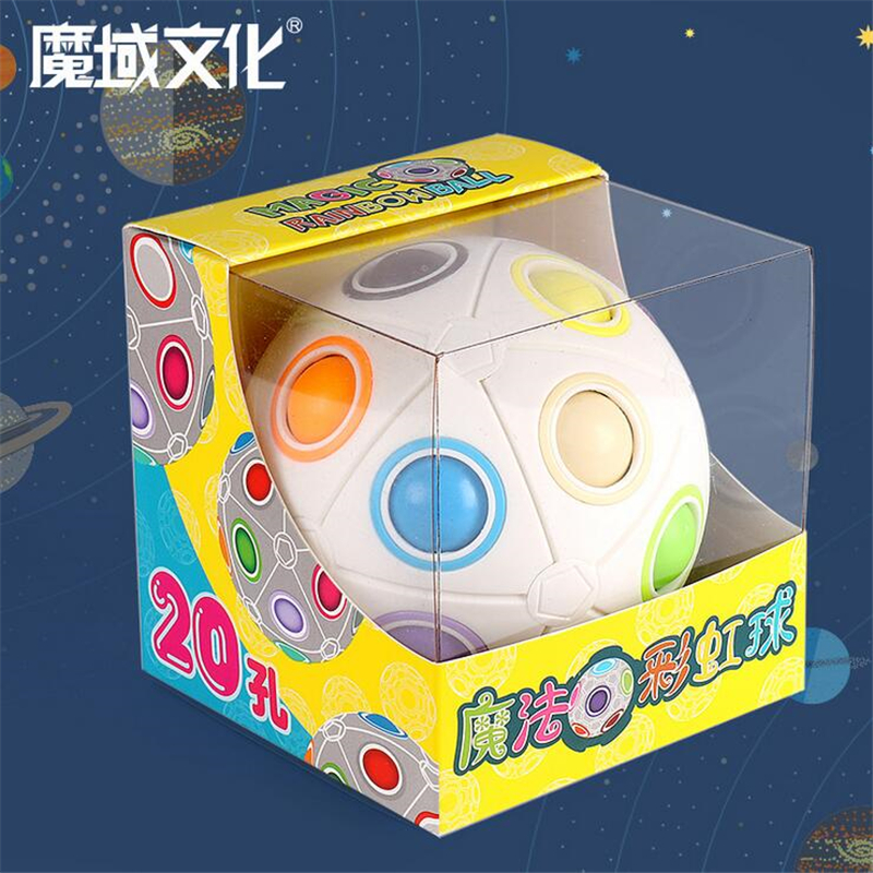 Rubik Biến Thể Rubik Rainbow Ball Magic - Rubik Quả Bóng Trí Tuệ
