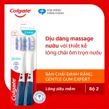 Bộ 2 Bàn chải Colgate Gentle Gum Expert lông dày siêu mềm, ôm sát nướu, giảm chảy máu nướu