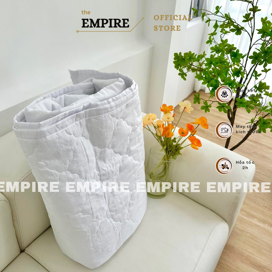 Ruột chăn bông 2mx2m2 ruột chăn hè siêu nhẹ vải cotton siêu mềm mát - Empire bedding & Decor