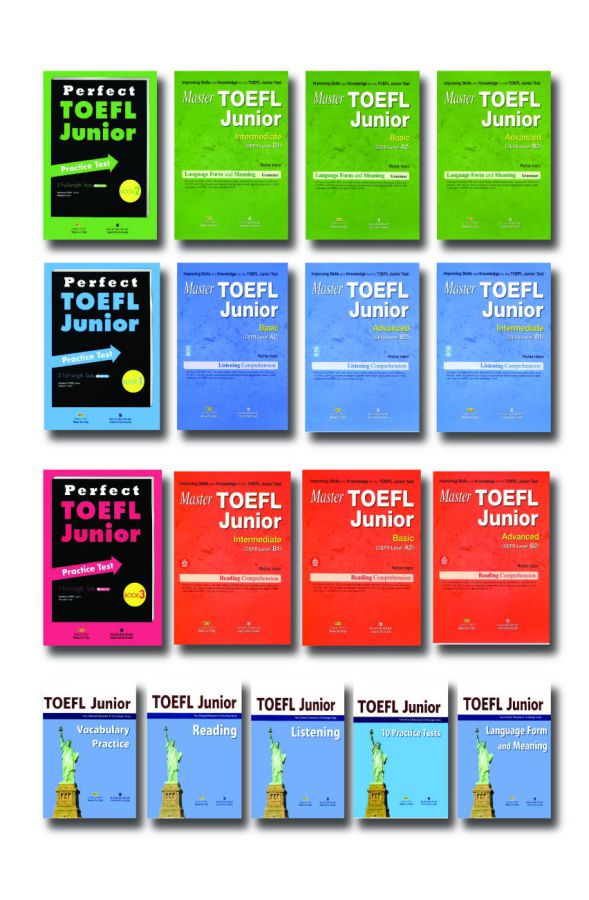Master toefl junior - 17 books | tặng kèm link audio