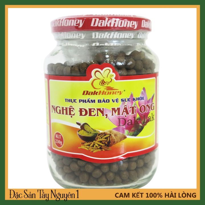 Nghệ đen mật ong daklak 120g lọ thủy tinh chăm sóc hệ tiêu hóa