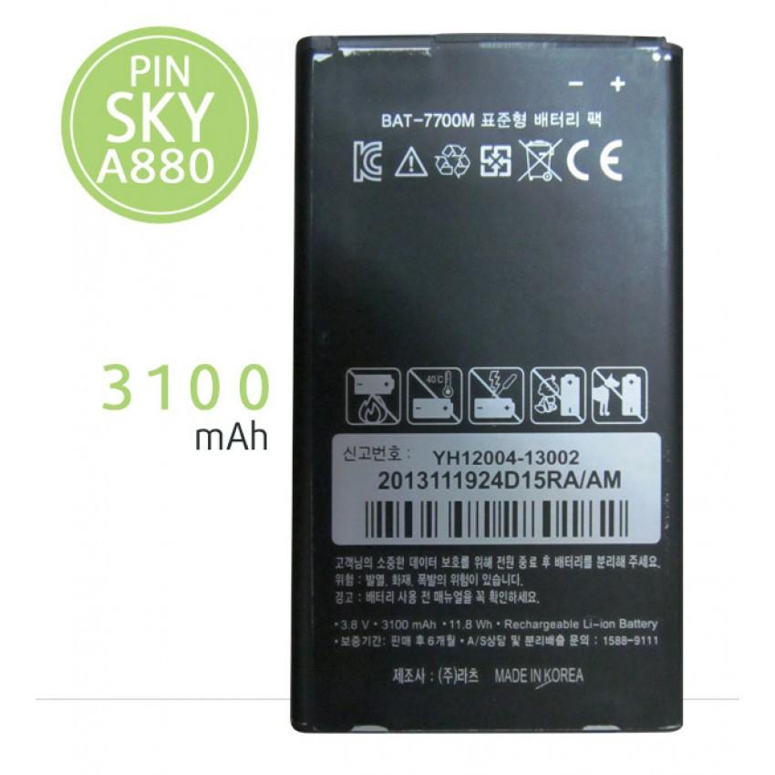 Pin sky a880 bat-7700m dung lượng 3100mah