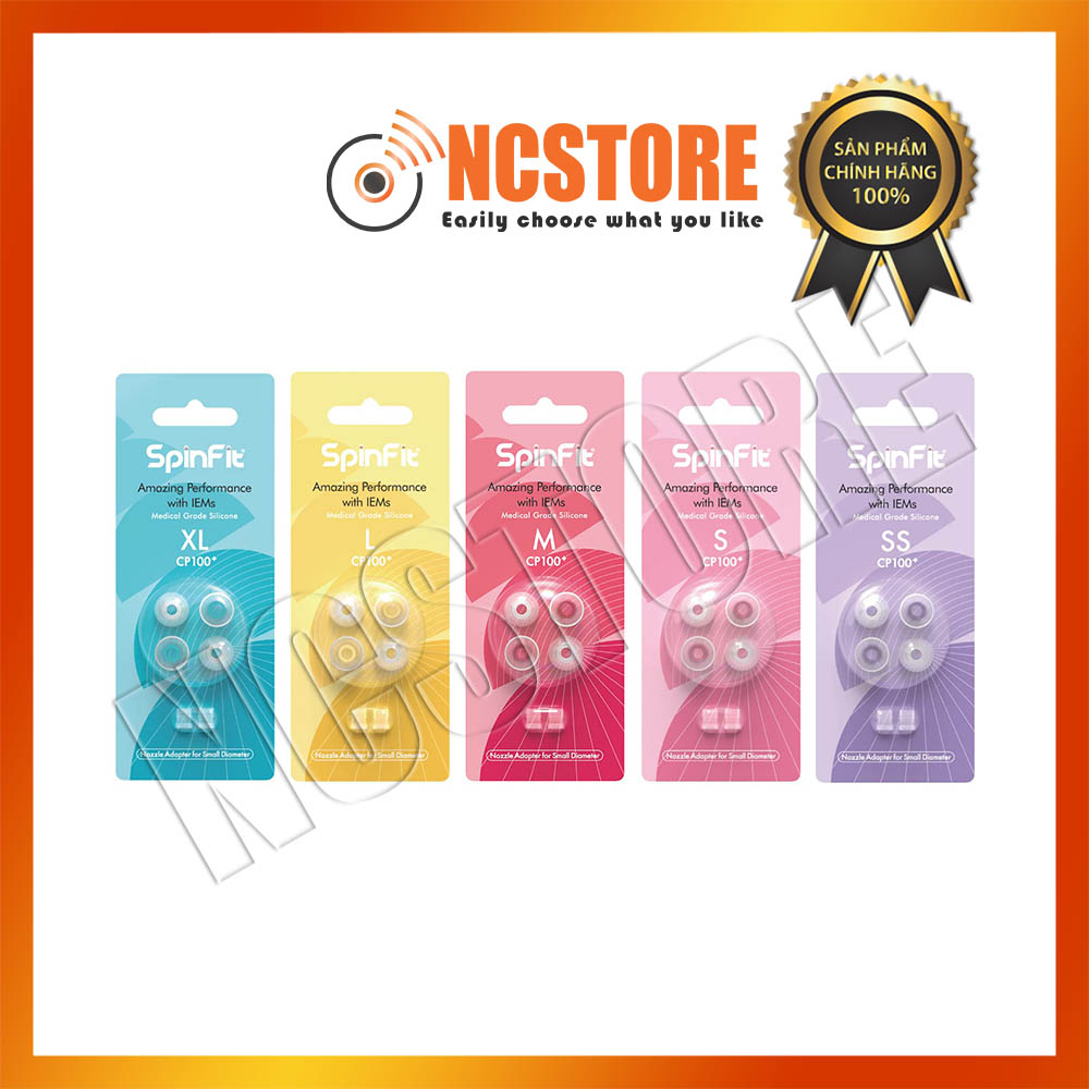 [NC] Eartip SPINFIT CP100 PLUS | Eartips Chính Hãng | Núm Tai Nghe