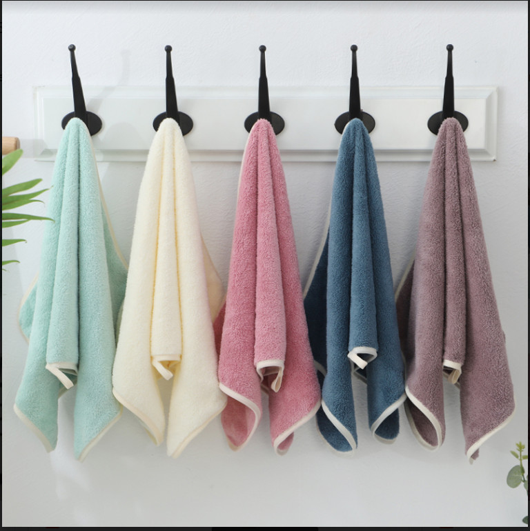 Khăn mặt hàn quốc, (50x30cm) - Khăn mặt - khăn mặt mềm, chất liệu cotton siêu thấm, kich thước 50x30cm- Giao màu ngẫu nhiên