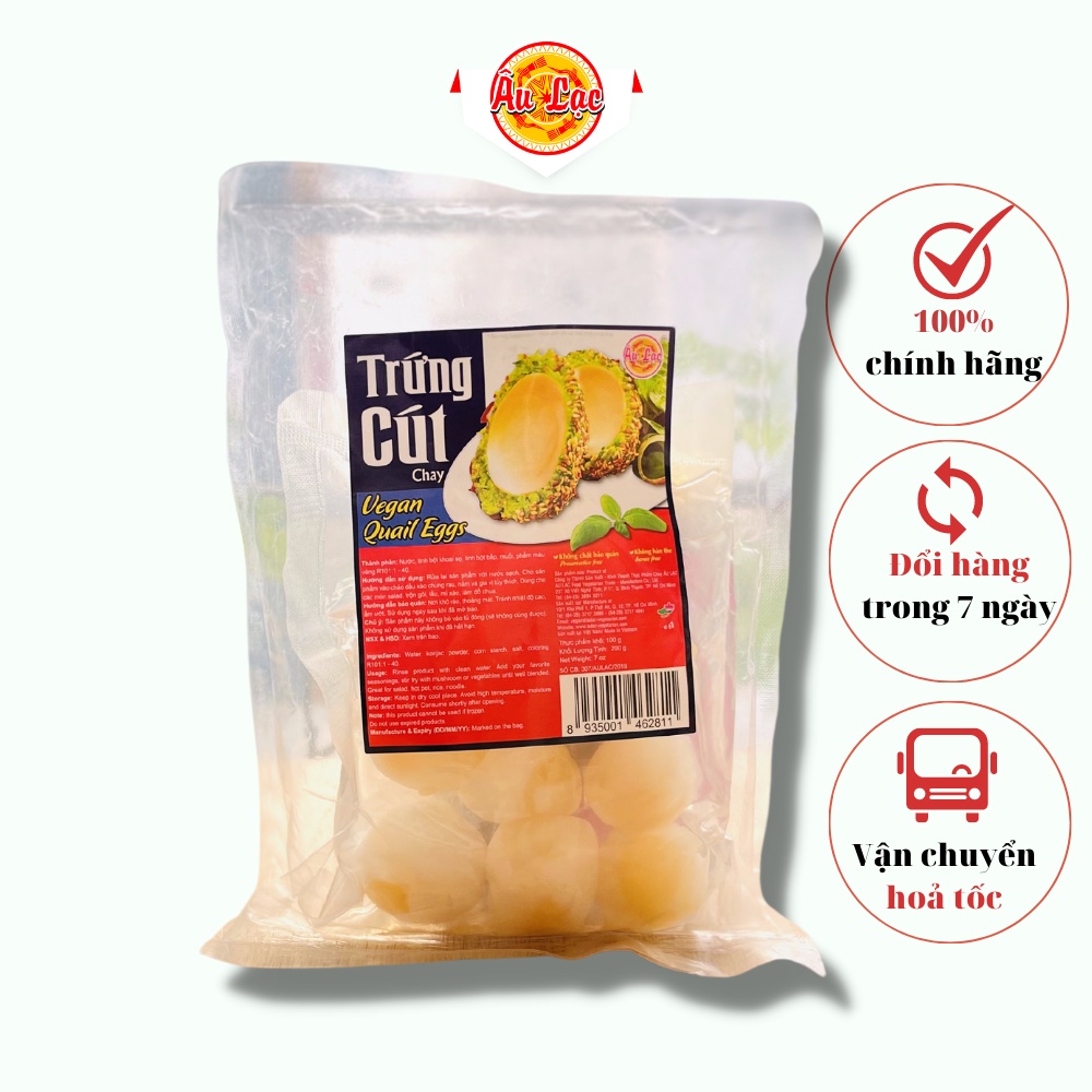 Trứng cút chay 200g - thực phẩm chay âu lạc, đồ chay