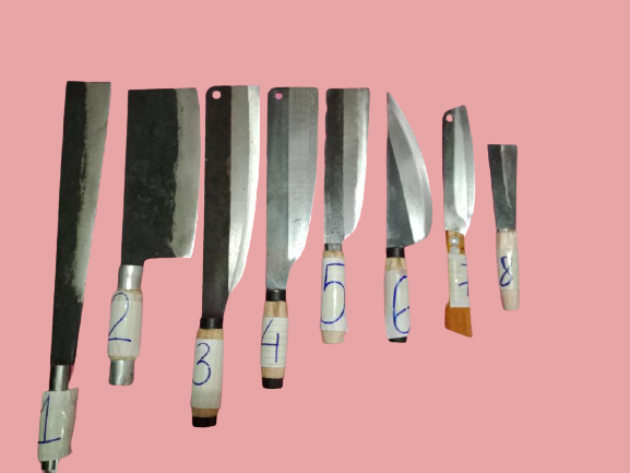 bộ dao nhà bếp 8 con gồm chặt xương chặt gà thái thịt gọt hoa quả bầu c45