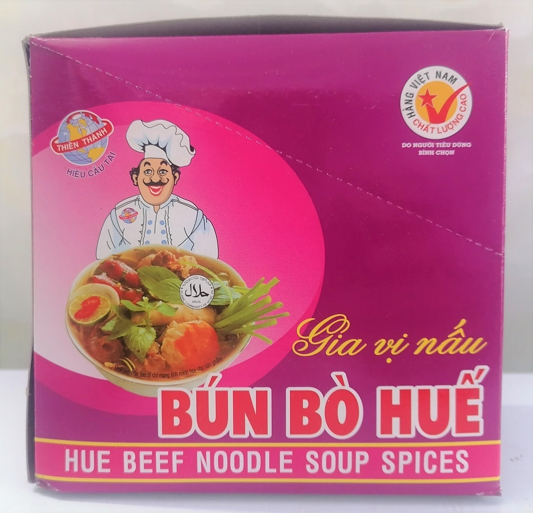 Hộp 500g BỘT GIA VỊ BÚN BÒ HUẾ THIÊN THÀNH Hue Beef Noodle Soup Spices
