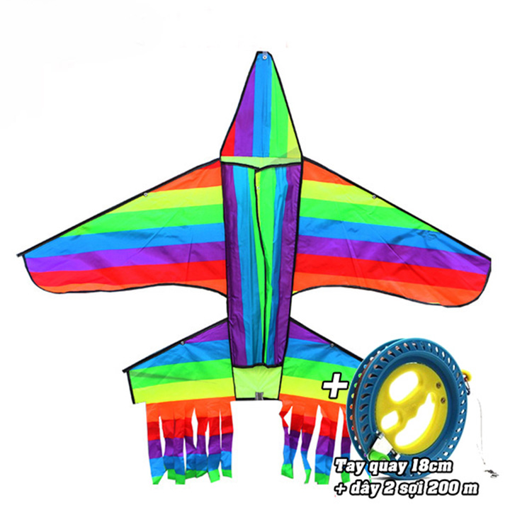 Diều máy bay rainbow
