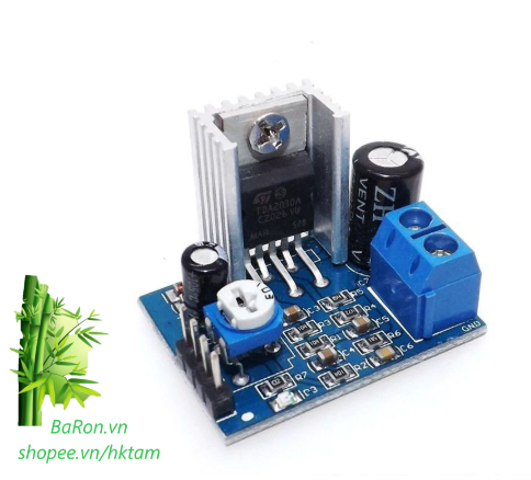 Mạch khuếch đại công suất âm thanh TDA2030 mini công suất tối đa 14w hoạt động từ 6-12v