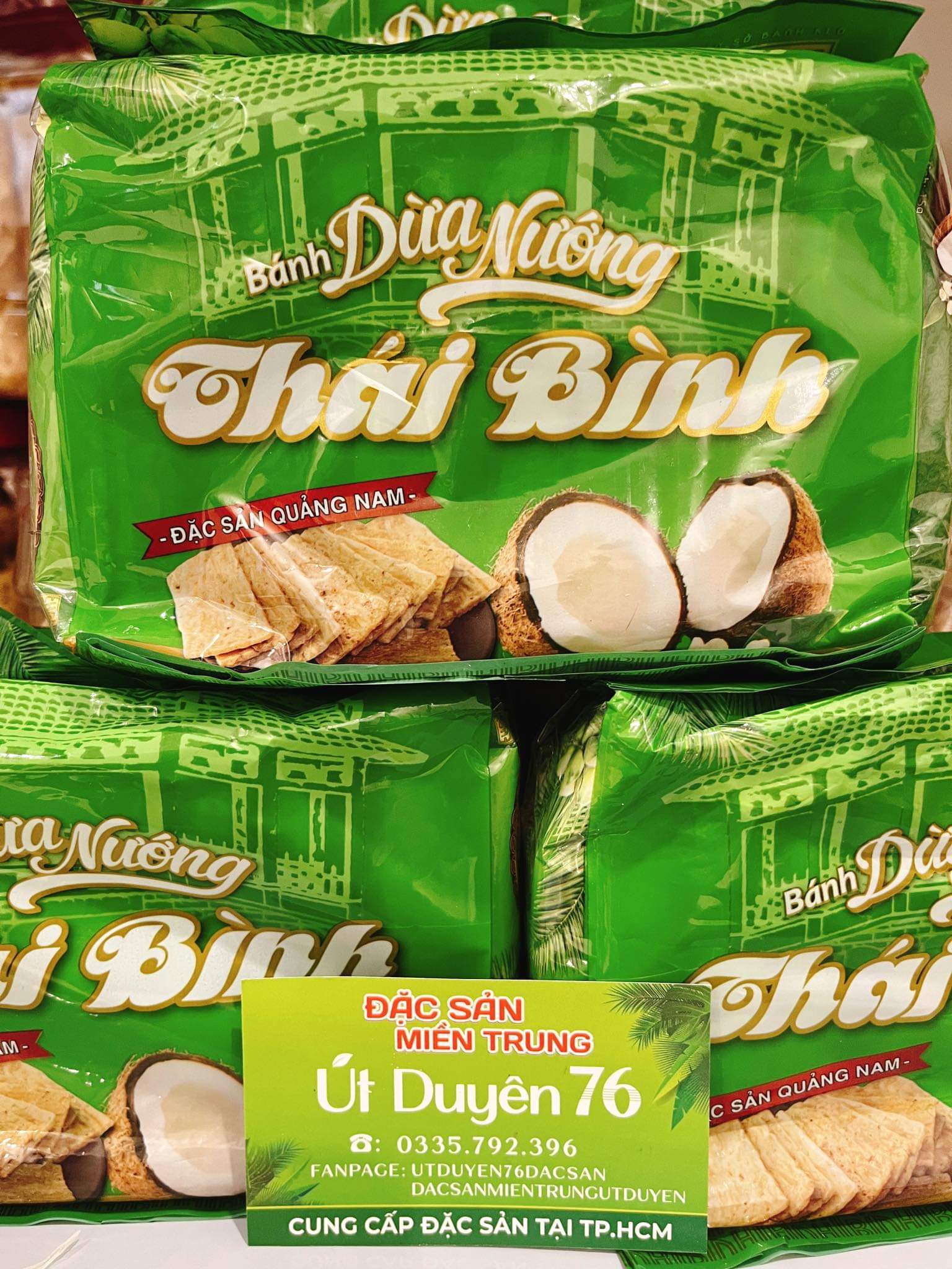 Bánh Dừa Nướng Đặc Sản Quảng Nam Vị Dừa Thơm Ngon