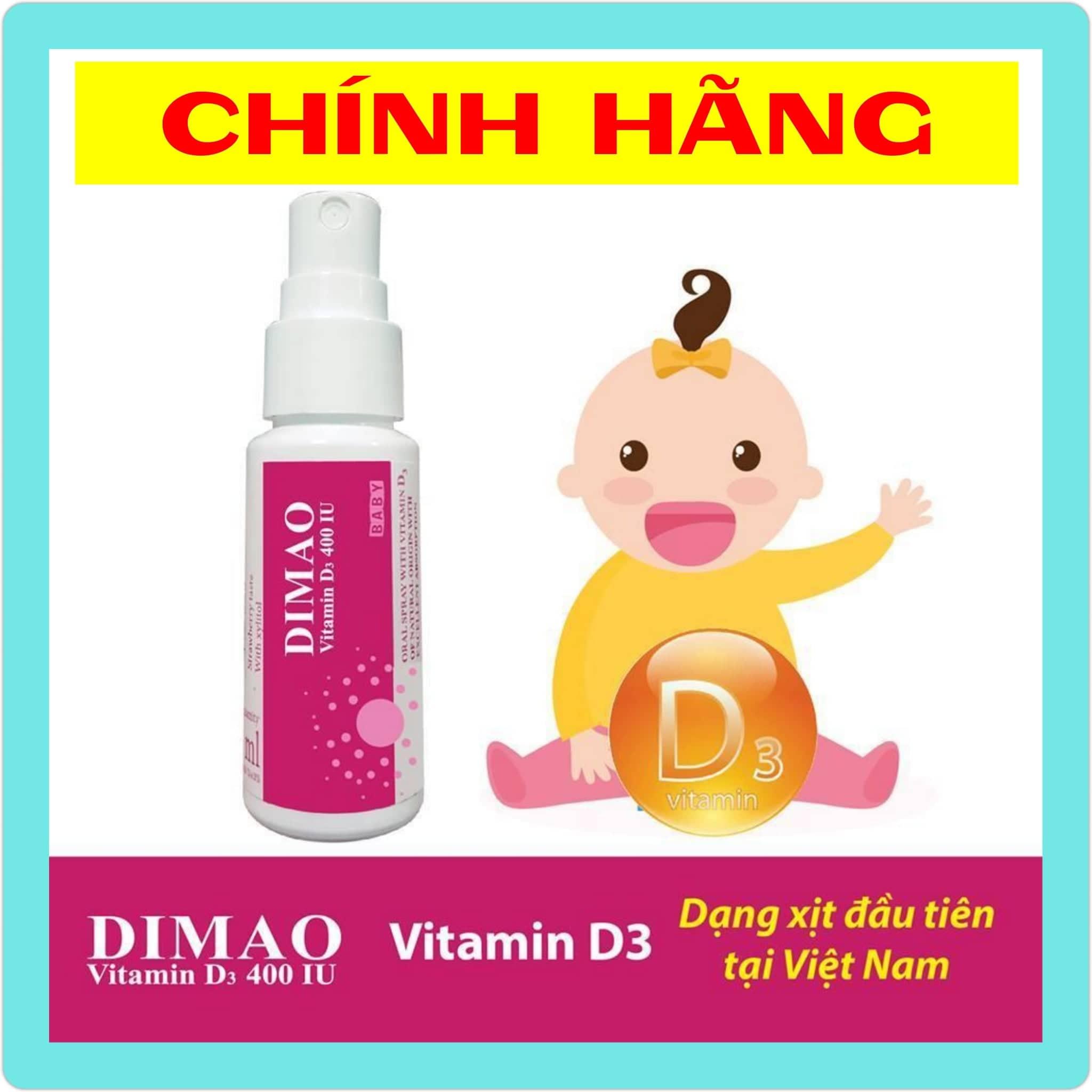 Dimao - Vitamin D3 Dạng Xịt Cho Bé - Vitamin Dimao