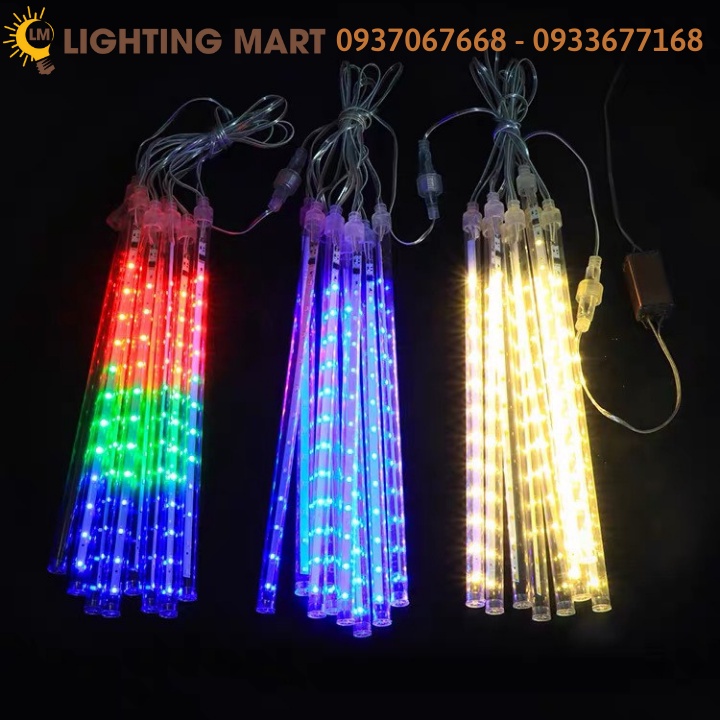 Đèn sao băng 8 thanh 5 tấc trang trí ngoài trời - đèn led trang trí ngày lễ tết, sân vườn, quán cafe