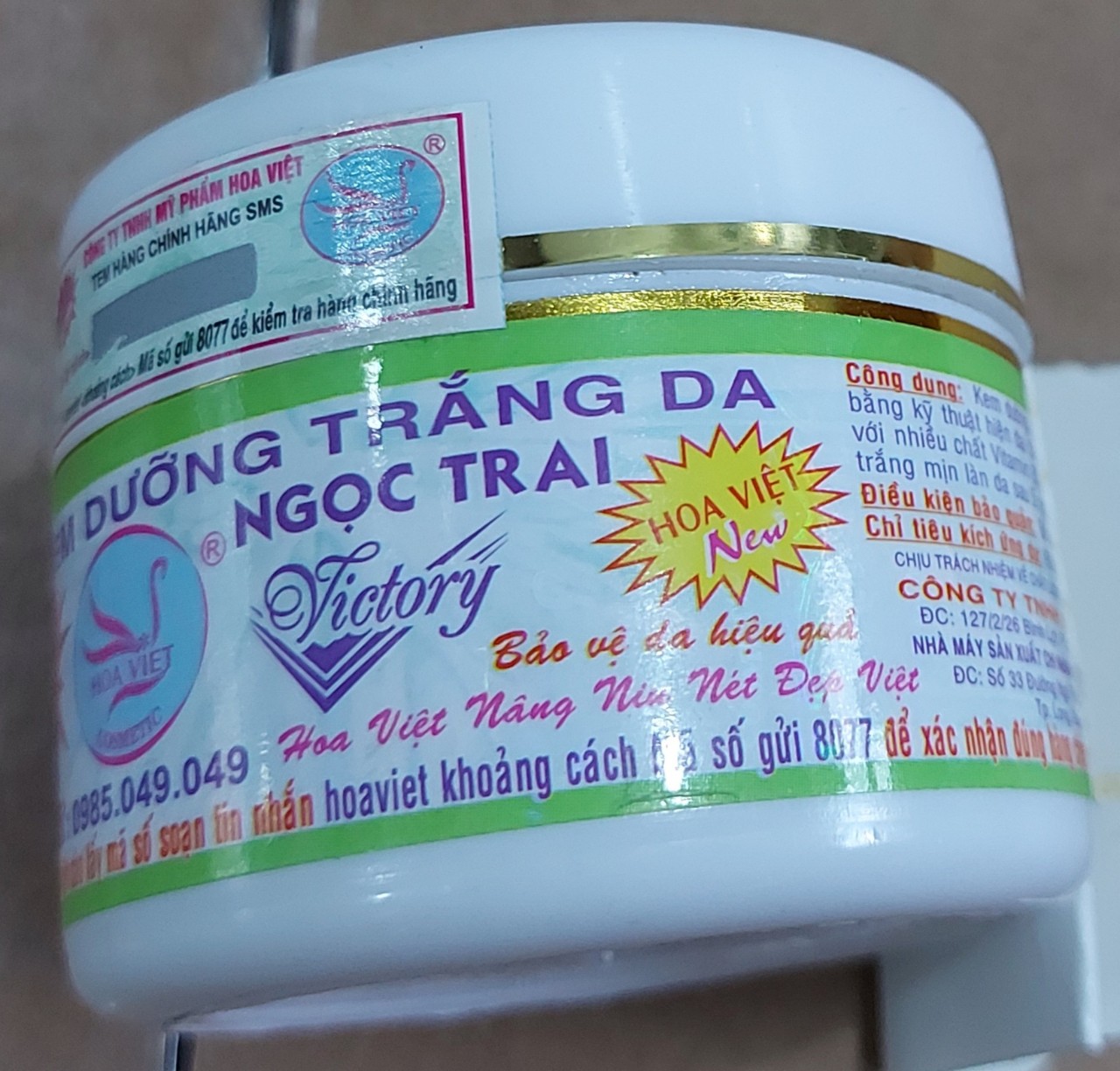 Kem trắng da ngọc trai chính hãng