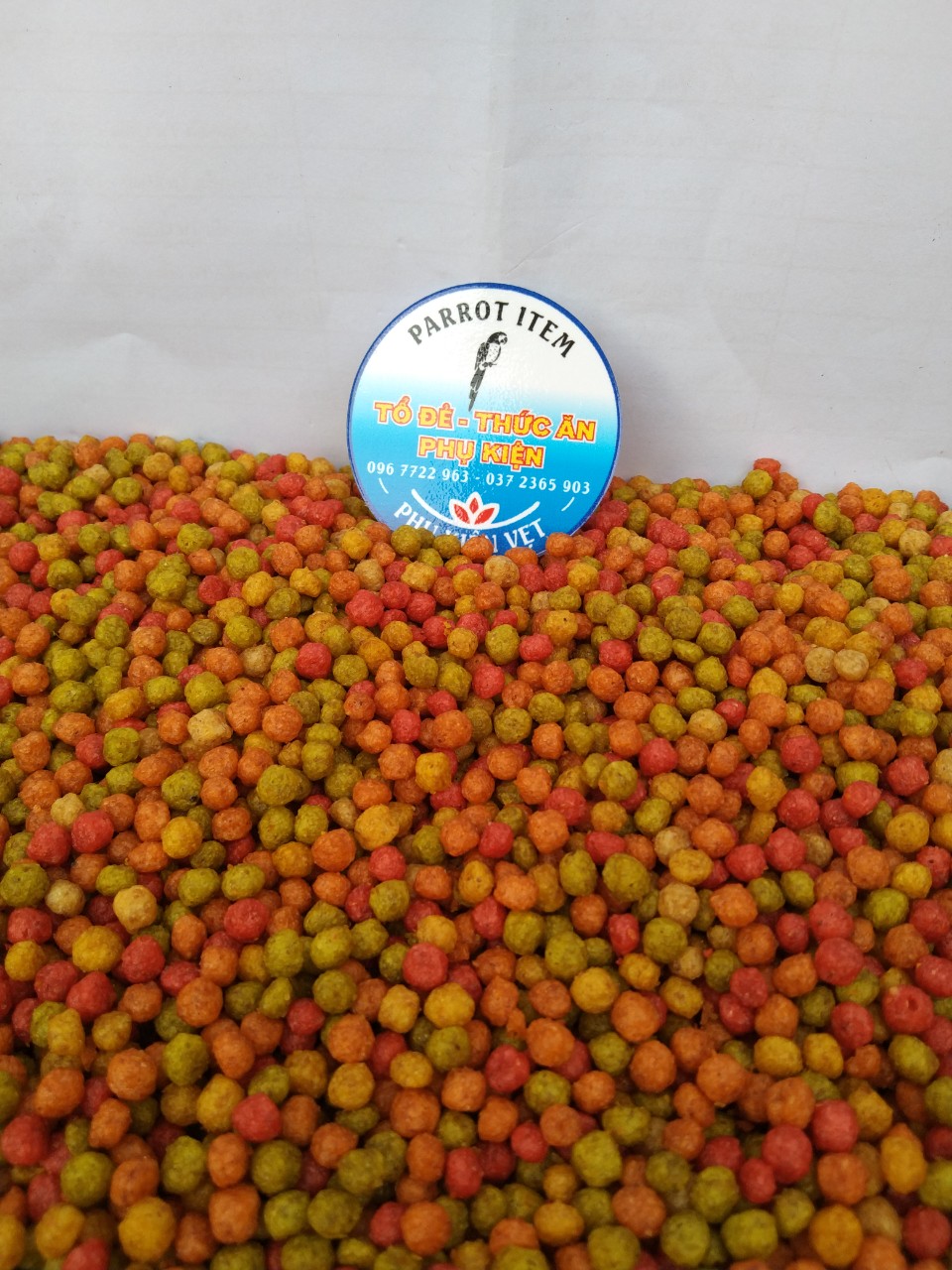 500G HẠT TRÁI CÂY ZUMPREEM CHO VẸT  ( LB, COCKATEIL,  SUN, XÍCH, XÁM, LORY, RING, GREEN CHECK,