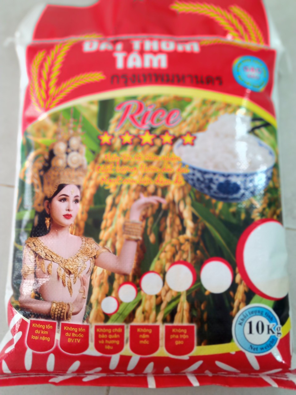 Gạo tám thái thơm dẻo - 10kg