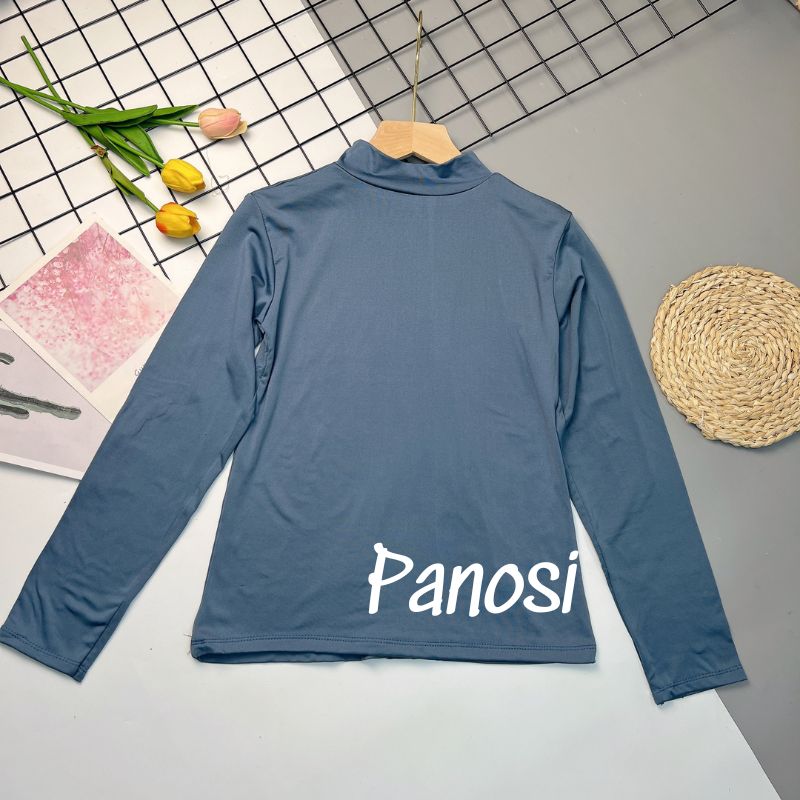 Áo giữ nhiệt nữ cổ cao 3cm áo thu đông nữ siêu co giãn, mặc thoải mái Panosi - A510