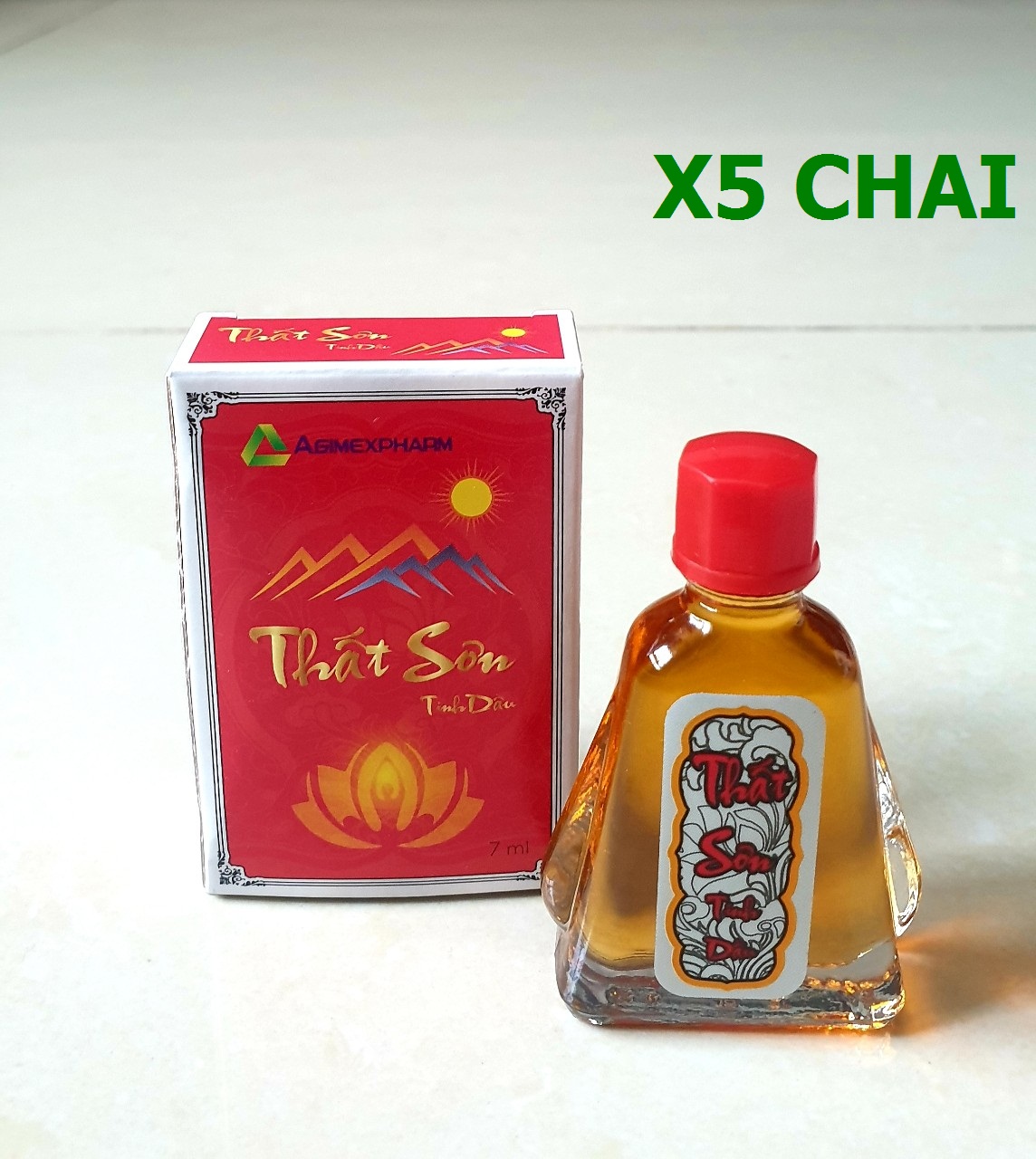 Dầu gió vàng thất sơn tinh dầu