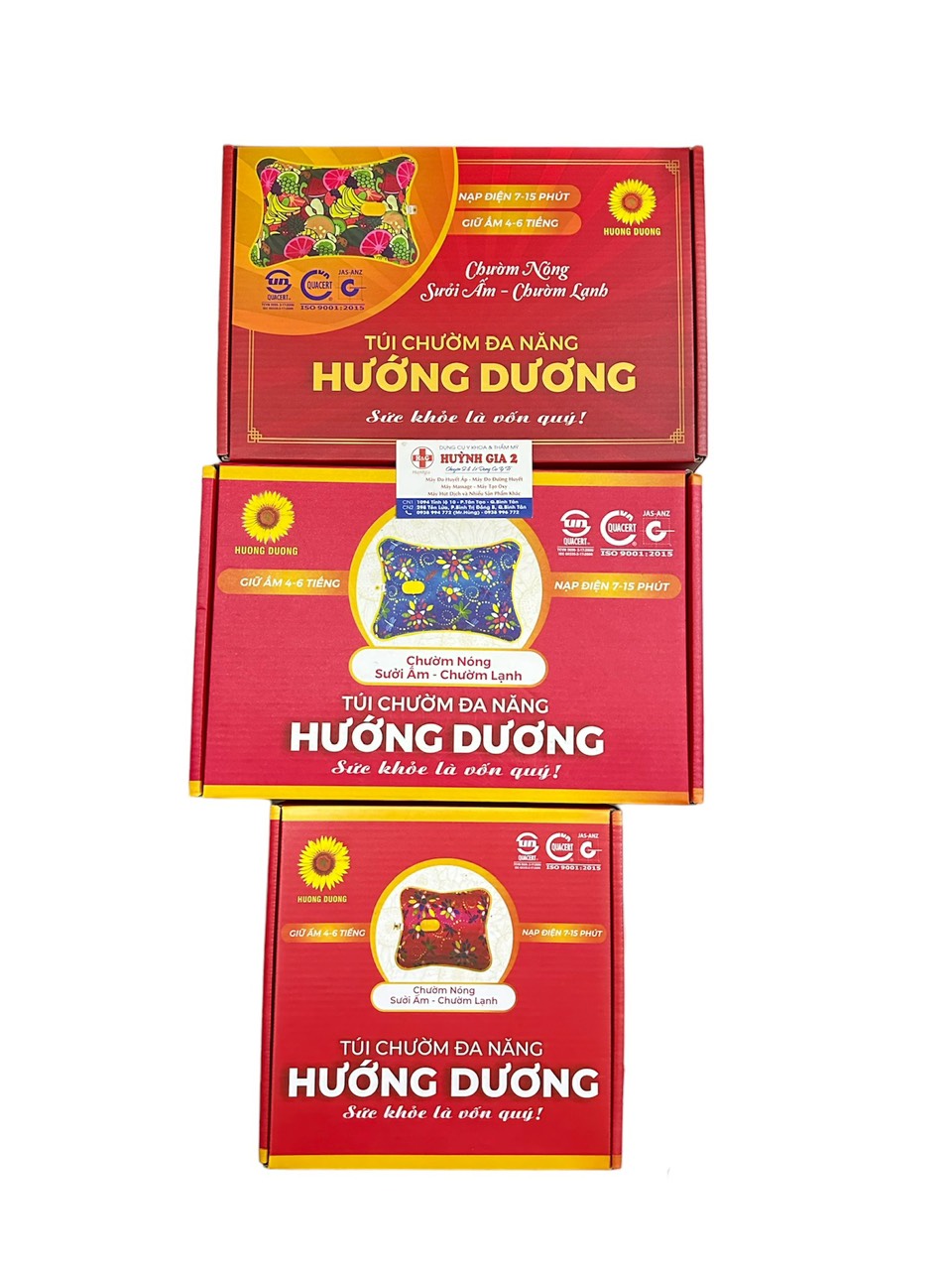 Túi Chườm Nóng Lạnh Đa Năng Hướng Dương Cỡ Trung CHÍNH HÃNG BẢO HÀNH 6 THÁNG