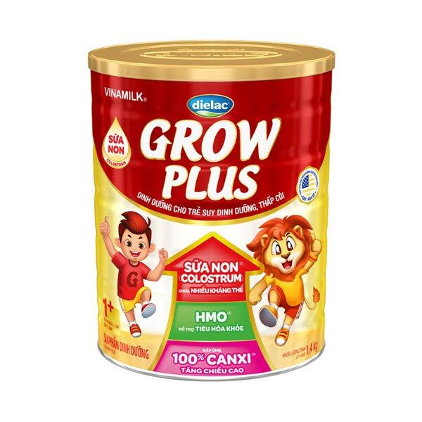 Sữa bột vnm dielac growplus đỏ 1+ 1.4kg