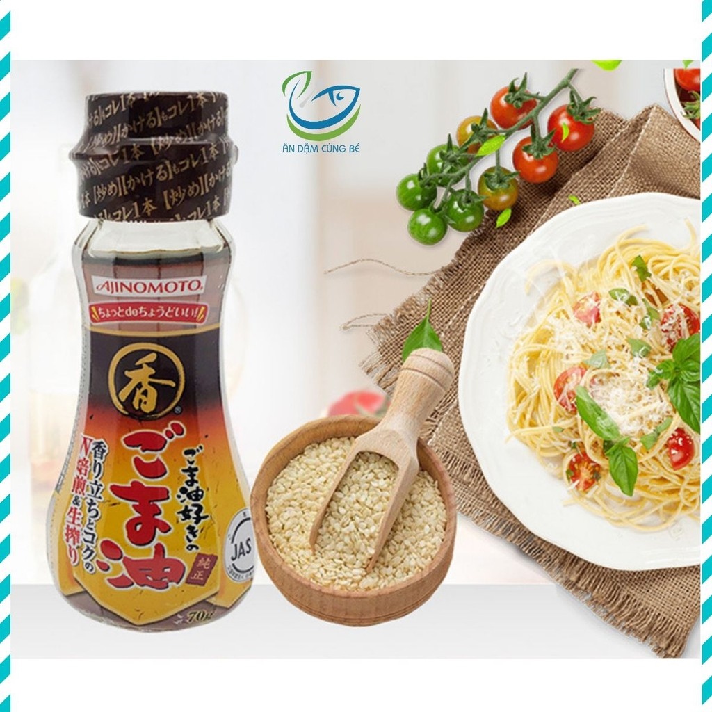 [sẵn sàng] Dầu mè ăn dặm cho bé Ajinomoto chính hãng từ 6 tháng tuổi 52853