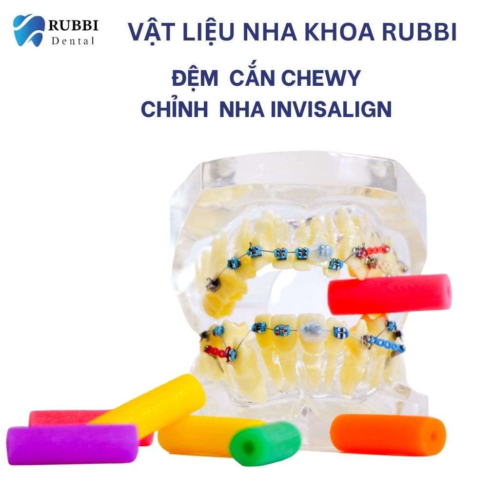 Cục cắn khay chỉnh nha chewy - Chỉnh nha INVISALIGN, chỉnh nha trong suốt