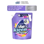 Nước giặt xả cho máy giặt cửa trước MaxKleen hương Dấu Ấn Ngọt Ngào 2.2kg