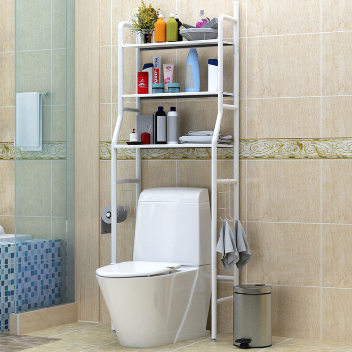 Kệ 3 tầng để đồ phía trên bồn cầu tiết kiệm không gian