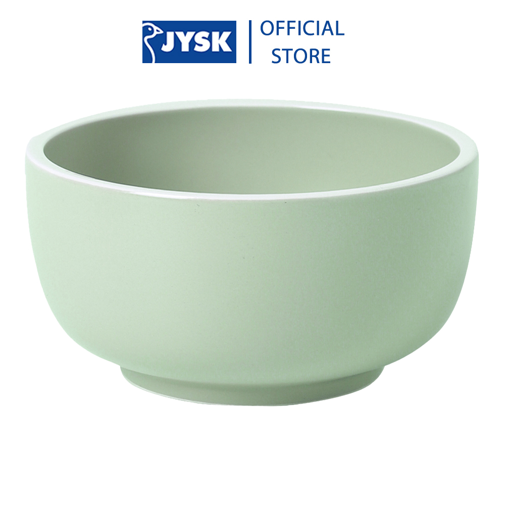 Bát | jysk kimchi | sứ xanh bạc hà viền trắng | dk11xc6cm
