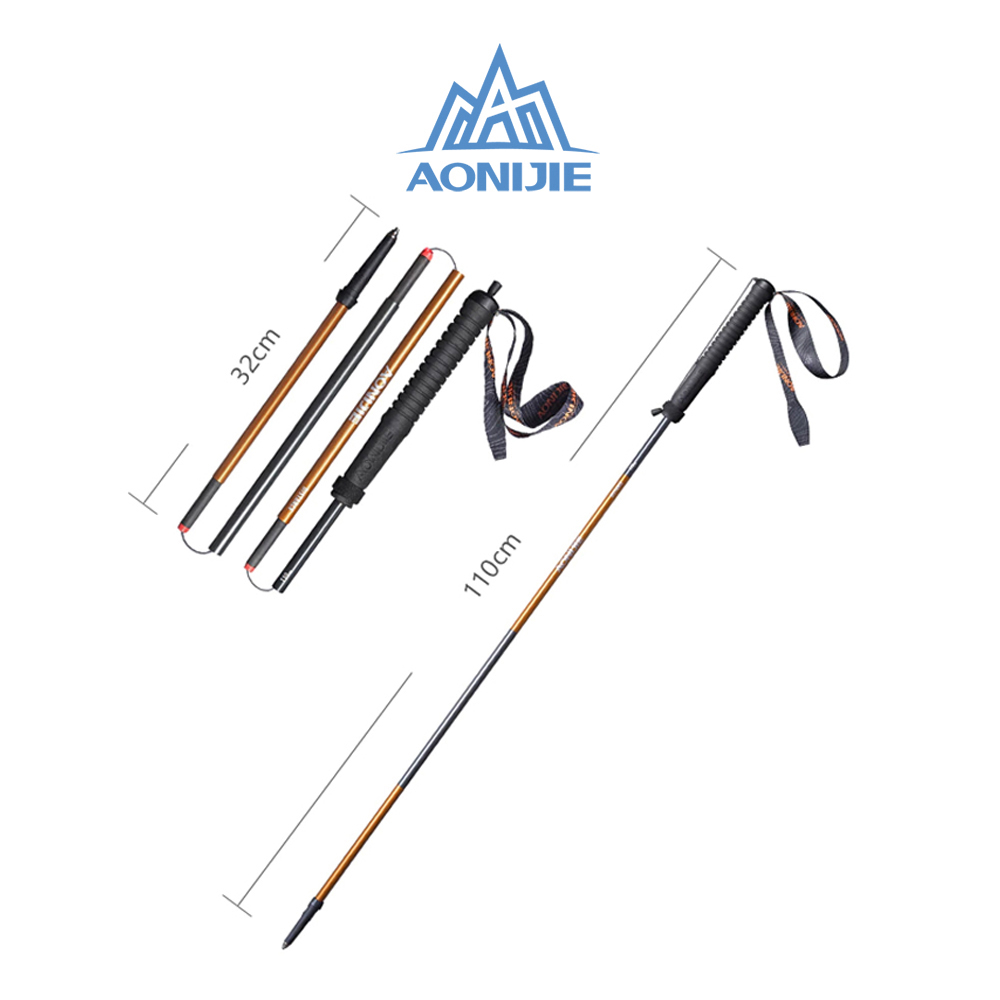 Gậy Chạy Trail Carbon Và Hợp Kim Nhôm 7075 Aonijie E4201