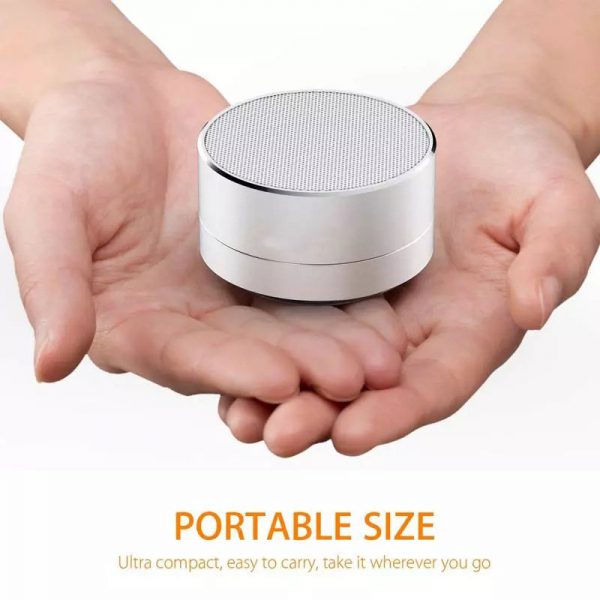 Loa bluetooth không dây mini A10 vỏ nhôm giá rẻ chất lượng tốt. công nghệ Extra Bass giúp tăng cường âm thanh. Công suất: 3W. Hệ thống loa: tress, bass 3 inch. Công nghệ Bluetooth 4.0. Kết nối không dây Bluetooth. Khoảng cách 10m