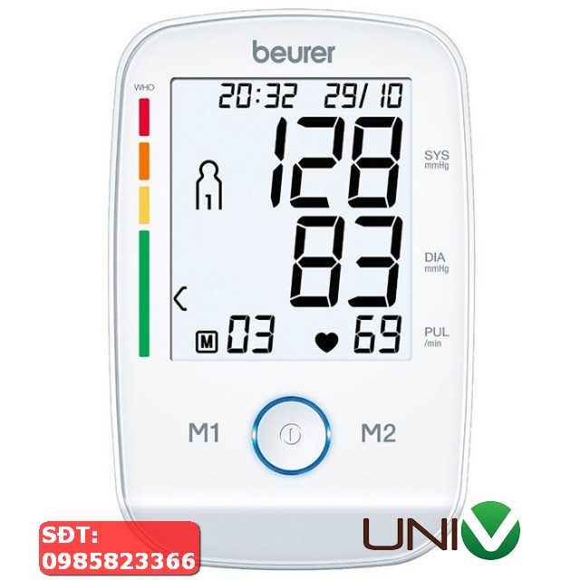 Máy đo huyết áp điện tử bắp tay Adapter BEURER BM45 cao cấp chính hãng